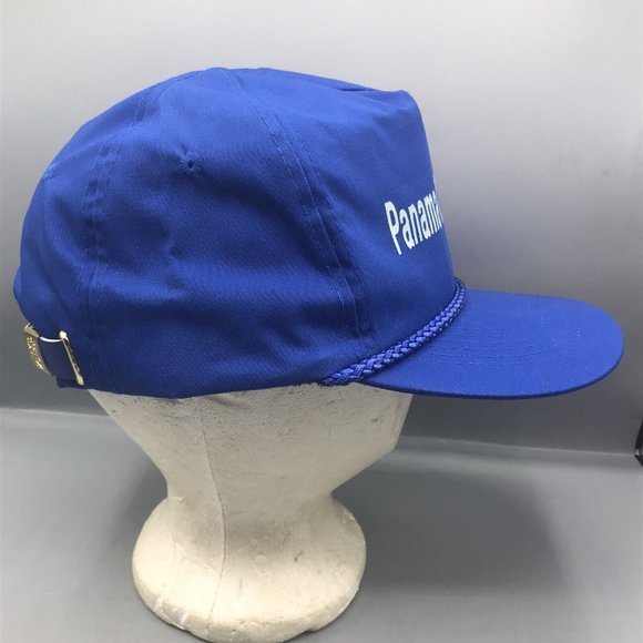 Panama City Beach FL Hat Cap Rope Vintage Blue KC Caps Trucker w/ Sweatband - Picture 5 of 8